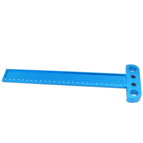 Holzbearbeitungs-Lineal, Markierungszubehör, Anreißausrüstung, Tischler, Linienmarkierungslehre, Messwerkzeug, blau von KBOLAE