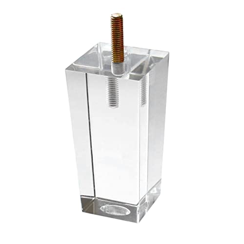 KBOLAE Glas-Möbelbeine, Ersatz-Sofa-Bein aus Acryl für Couch, Stuhl, DIY-Stil 1, 10 cm von KBOLAE