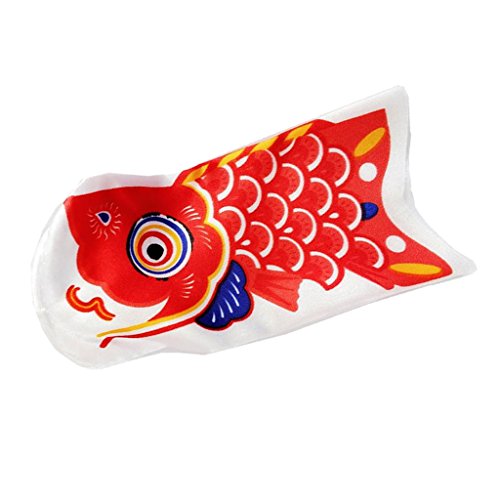 KBOLAE Japanischer dekorativer Windsack Karpfen Flagge Koi Nobori Segelfisch 15 cm rot KBOLAE Japanischer dekorativer Windsack Karpfen Flagge Koi Nobori Segelfisch 15 cm rot von KBOLAE