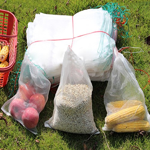 KBOLAE Nylon-Netz-Filterbeutel mit Kordelzug, 15 x 10 cm, für Aquarium, Garten, Teich, 20 Stück KBOLAE Nylon-Netz-Filterbeutel mit Kordelzug, 15 x 10 cm, für Aquarium, Garten, Teich, 20 Stück von KBOLAE
