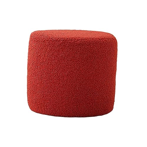 KBOLAE Runder Fußstützen-Hocker, rutschfest, für Tür, Zuhause, Wohnzimmer, rot, 20 x 19 cm KBOLAE Runder Fußstützen-Hocker, rutschfest, für Tür, Zuhause, Wohnzimmer, rot, 20 x 19 cm von KBOLAE