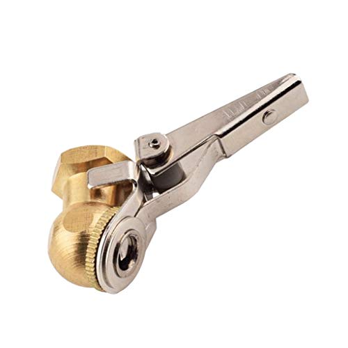 Messing 0,64 cm NPT Kugelfuß-Luftfutter mit Clip, LKW-Autoreifen Schlauchwerkzeug Messing 0,64 cm NPT Kugelfuß-Luftfutter mit Clip, LKW-Autoreifen Schlauchwerkzeug von KBOLAE