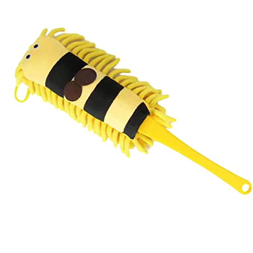 Mikrofaser-Staubwedelbürste, Cartoon-Motiv für Fenster, elektrische Staubentfernung, Küche, Gelb, 8 x 35 cm von KBOLAE