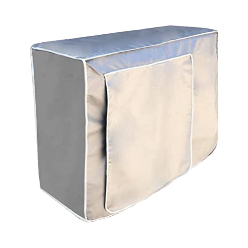 Polyester-Abdeckung für zentrale Klimaanlage, Schutz für Außenwand, 80 x 30 x 57 cm, Grau, 80 x 30 x 57 cm von KBOLAE