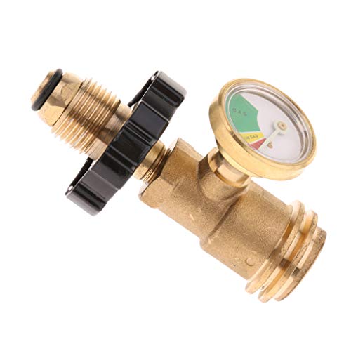 Propan-Tankadapter konvertieren POL auf ACME/QCC Fitting Messing mit Gasanzeige Propan-Tankadapter konvertieren POL auf ACME/QCC Fitting Messing mit Gasanzeige von KBOLAE