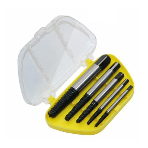 Schraubenausdreher-Set für beschädigte Schrauben, zum Entfernen von gebrochenen Bolzen, tragbar, Wasserrohr-Extrakt, zufällige Farbe, 5 Stück/Set Schraubenausdreher-Set für beschädigte Schrauben, zum Entfernen von gebrochenen Bolzen, tragbar, Wasserrohr-Extrakt, zufällige Farbe, 5 Stück/Set von KBOLAE