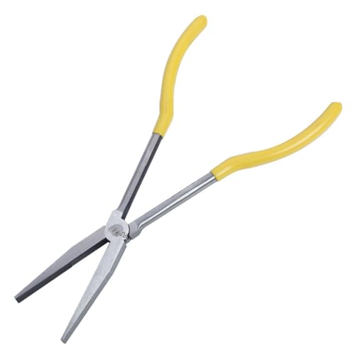 Spitzzange, kleine Zange, Metallzange, O-Form, Handwerkskunst, handlich, rutschfest, professionelle Schere, 27,9 cm/flach, 27,9 cm/flach von KBOLAE