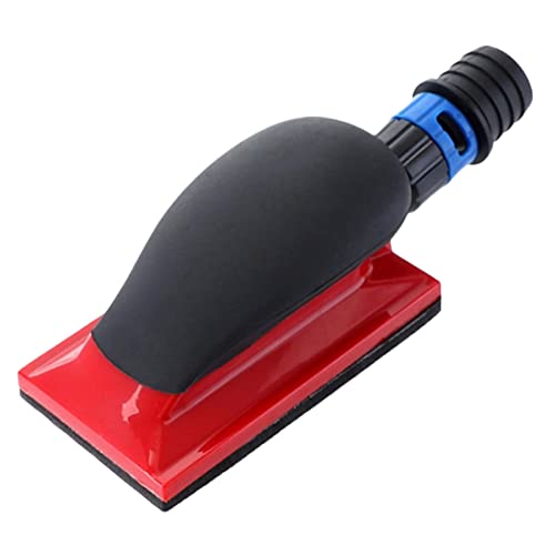 Staubfreier Schleifblock, Schleifpapierhalter, Staubabsaugung zum Polieren, 12,4 x 7 cm von KBOLAE