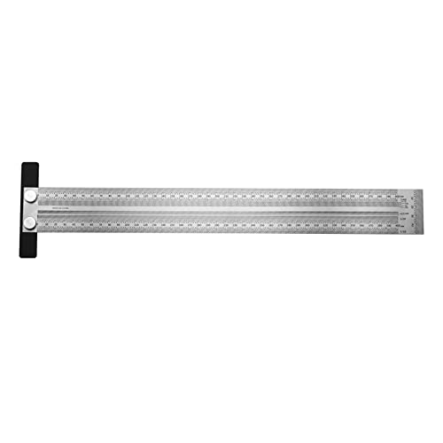 T-Typ-Lochskala, Lineal, Holzbearbeitung, Anreißmarkierung, Linienlehre, Tischler, 400 mm T-Typ-Lochskala, Lineal, Holzbearbeitung, Anreißmarkierung, Linienlehre, Tischler, 400 mm von KBOLAE
