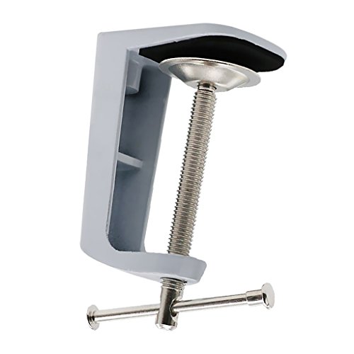 Tischlampen-Halter, verstellbarer Arm, Metall, Weiß von KBOLAE