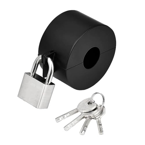 Türgriff-Verriegelungsabdeckung, abnehmbar, für Wohnzimmer, Checkroom, Wasserhähne mit Vorhängeschloss von KBOLAE