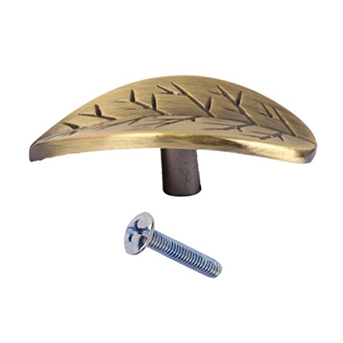 Türknauf in Baumblattform, Retro-Stil, bronzefarben von KBOLAE