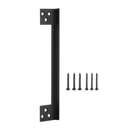 Türriegel-Schutzplatte, einfach zu installieren, schützt vor gewaltsamem Eindringen, L-förmig, 27,9 cm, 27,9 cm von KBOLAE