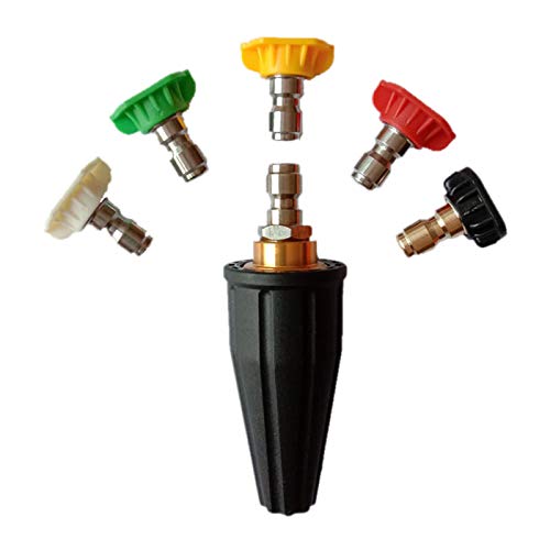 Turbo-Spray für Hochdruckreiniger 3,0 GPM Düse und 5 Spitzen Turbo-Spray für Hochdruckreiniger 3,0 GPM Düse und 5 Spitzen von KBOLAE