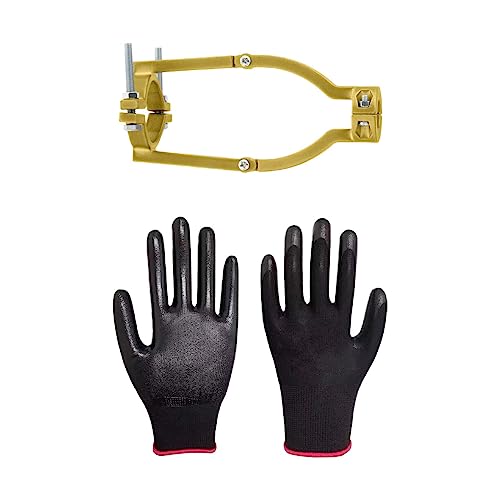 Vierkantlochbohrer Feste Halterung Set und Handschuhe für Bohrmaschine Stil A Vierkantlochbohrer Feste Halterung Set und Handschuhe für Bohrmaschine Stil A von KBOLAE