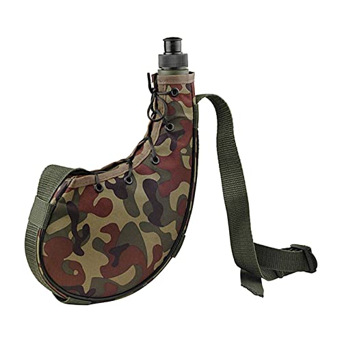 Wasserflasche Armee Camping Flachmann für Jagd Trekking Camouflage Grün 28 x 13 x 4,8 cm Wasserflasche Armee Camping Flachmann für Jagd Trekking Camouflage Grün 28 x 13 x 4,8 cm von KBOLAE