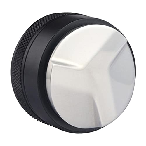 Zinklegierung Kaffee-Verteiler, Kaffeepulver, Hammer, Nivellierwerkzeug, Handstopfer, 51 mm, Schwarz von KBOLAE