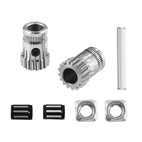 3D-Druckerteile CR10 PRO Extruder Upgraded Dual Gear MK8 Extruder Double Pulleys Direct Aluminium Extruder for CR10S PRO (Color : Gear Upgrade Kit) von KBREE
