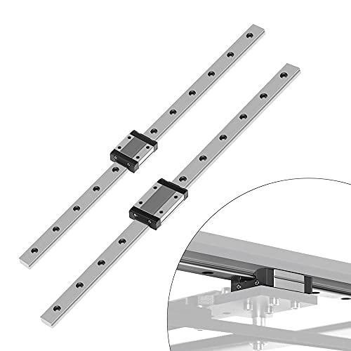 KBREE Neuer 3D-Drucker Linearführungskern Xy Mgn12H 100 150 200 250 300 350 400 450 500 550 600 mm Linearschiene + Mgn12C- oder Mgn12H-Wagen (Color : MGN12H, Size : 500mm with Block) von KBREE