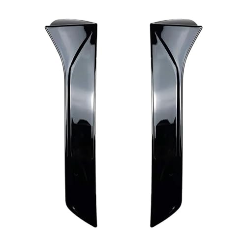 Auto Spoiler Für Seat Für Leone 5F FR MK3 MK3.5 2012-2021 2 PCS Heckscheibe Seitenspoiler Heckflügel Canards Splitter Glänzend Schwarz Auto Heckflügel(Glossy black) von KBXBEZDZW