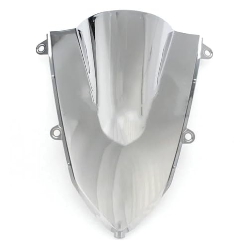 KBXBEZDZW Moto Windschutzscheibe Für CBR500R 2019 2020 2021 Für CBR400R Für CBR 500 400 R Motorrad Windschutzscheibe Windschutz Bildschirm Motorrad Deflektor Spoiler(Silver) von KBXBEZDZW