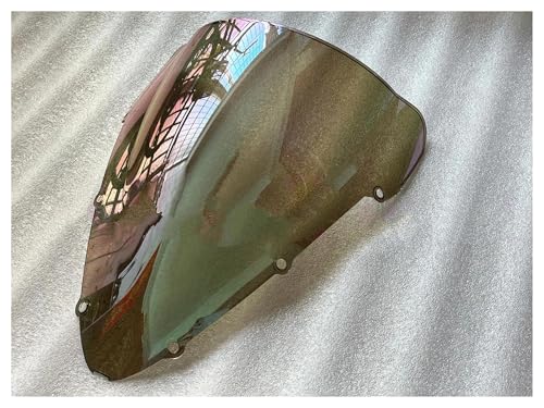 KBXBEZDZW Moto Windschutzscheibe Für CBR600F4i Für CBR600 Für CBR 600 F4i 2001-2006 2002 2003 2004 2005 ABS Motorrad Motorrad Windschutzscheibe Windschutz Motorrad Deflektor Spoiler(White Iridium) von KBXBEZDZW