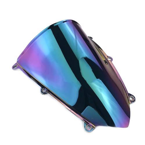 KBXBEZDZW Moto Windschutzscheibe Für CBR600RR 2007-2012 Für CBR 600 RR F5 07 2008 2009 2010 2011 2012 Windschutzscheibe Windschutzscheibe Für CBR600 RR F5 07-12 Motorrad Deflektor Spoiler(Iridium) von KBXBEZDZW