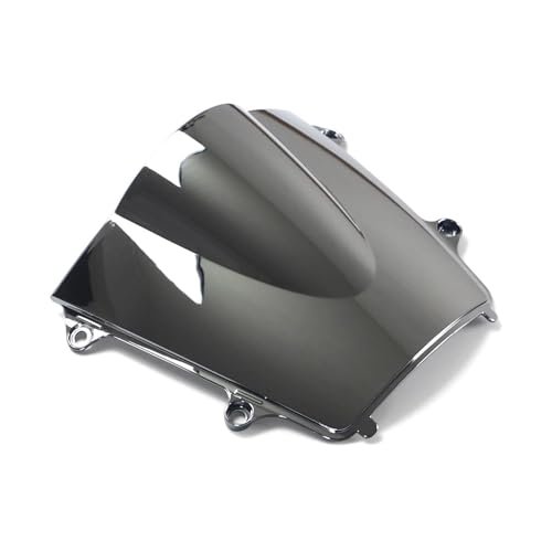 KBXBEZDZW Moto Windschutzscheibe Für CBR600RR F5 2013-2021 Motorrad-Doppelblasen-Windschutzscheibe Hochschlagfester Schutz Windschutzscheibe Für Cbr600rr F5 Motorrad Deflektor Spoiler(Gray) von KBXBEZDZW