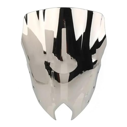 KBXBEZDZW Moto Windschutzscheibe Für FZS600 Für FZ6R Für FZ6-R Für FZ-6R XJ6 F XJ-6F 2009-2017 Motorrad Windschutzscheibe Geeignet Motorrad Deflektor Spoiler(Silver) von KBXBEZDZW