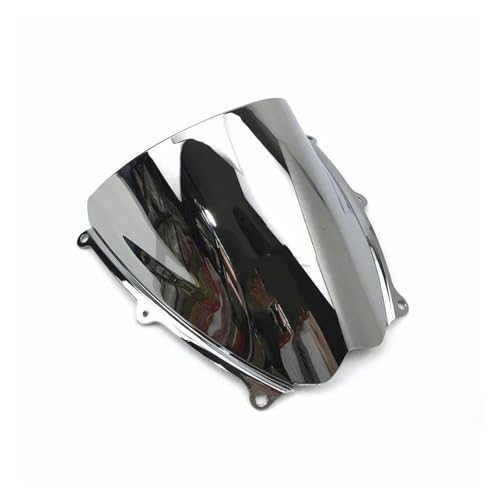 KBXBEZDZW Moto Windschutzscheibe Für GSXR1000 Für GSXR 1000 K7 K8 2007 2008 Motorrad Windabweiser Glas Windschutzscheibe Windschutz Motorrad Deflektor Spoiler(Chrome) von KBXBEZDZW