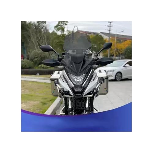 KBXBEZDZW Moto Windschutzscheibe Für NC750X Modifizierte Windschutzscheibe Windschutzscheibe Erhöhte Frontscheibe Brustplatte Glas Motorrad Deflektor Spoiler(B 2016-2020 48cm) von KBXBEZDZW