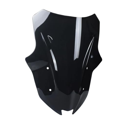 KBXBEZDZW Moto Windschutzscheibe Für Ninja 1000XS Windschutzscheibe Windschutz Für Z1000SX 2017-2023 Für Z 1000 SX Motorrad Air Wind Deflektoren Bildschirm Schild Motorrad Deflektor Spoiler(Zwart) von KBXBEZDZW