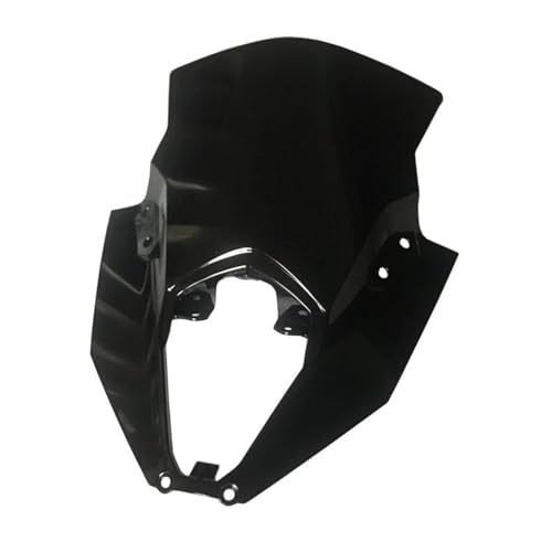 KBXBEZDZW Moto Windschutzscheibe Für Ninja 650 EX650 ER-6F ER6F 2020 2021 2022 2023 Motorrad Double Bubble Windschutzscheibe Deflektor Schutz Wind Bildschirm Motorrad Deflektor Spoiler(Zwart) von KBXBEZDZW