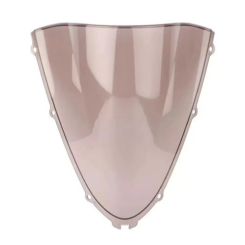 KBXBEZDZW Moto Windschutzscheibe Für Ninja ZX14R ZX-14R ZX-14 ZZR1400 ZZR 1400 2006 2007-2018 Windschutz Bildschirm Double Bubble Windschutzscheibe Windabweiser Motorrad Deflektor Spoiler(Smoke) von KBXBEZDZW