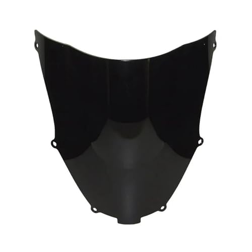 KBXBEZDZW Moto Windschutzscheibe Für Ninja ZX9R ZX 9R ZX-9R 2000 2001 2002 2003 Motorrad Double BubbleWindscreen Windschutzscheibe Schild Bildschirm Motorrad Deflektor Spoiler(Zwart) von KBXBEZDZW