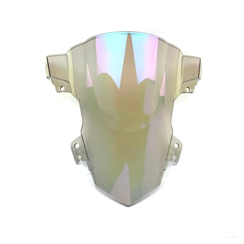 KBXBEZDZW Moto Windschutzscheibe Für S1000RR S1000 RR 2015 2016 2017 2018 Motorrad Double Bubble Windschutzscheibe Windschutz S 1000 RR Motorrad Deflektor Spoiler(Clear iruidium) von KBXBEZDZW