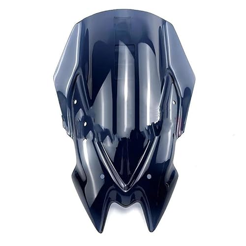 KBXBEZDZW Moto Windschutzscheibe Für Z900 20-23 2021 2022 2023 Double Bubble Motorradzubehör Touring Windschutzscheibe Windschutzscheibe Visier Motorrad Deflektor Spoiler(Gray) von KBXBEZDZW