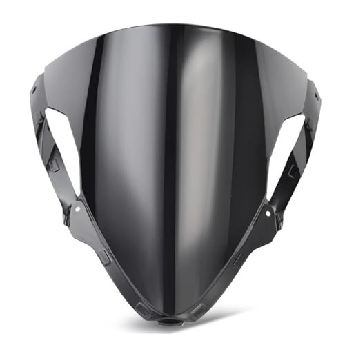 KBXBEZDZW Moto Windschutzscheibe Für ZX 6R Motorrad Windschutzscheibe Windschutzscheibe Covers Schutz Wind Bildschirm Für ZX6R 2024 Motorräder Deflektor Motorrad Deflektor Spoiler(Zwart) von KBXBEZDZW