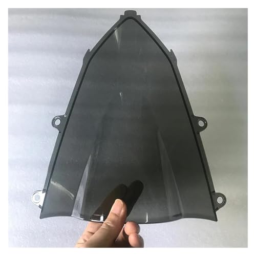 Moto Windschutzscheibe Für CBR650R Motorrad Windschutzscheibe 2019 2020 2021 2022 2023 Für CBR 650R 650 R Rauch Schwarz Iridium Double Bubble Windschutzscheibe Motorrad Deflektor Spoiler(12) von KBXBEZDZW