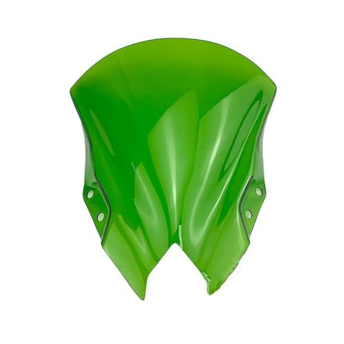 Moto Windschutzscheibe Für Für NINJA500 SE Für NINJA 500 2024 2025-Motorrad Windschutzscheibe Windschutz Kit Deflektor Shroud Schild Schutz Verkleidung Abdeckung Motorrad Deflektor Spoiler(Green) von KBXBEZDZW
