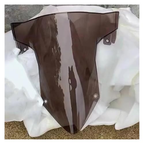 Moto Windschutzscheibe Für S1000RR S1000 RR 2019 2020 2021 2022 2023 2024 Für S 1000 RR Windschutzscheibe Bildschirm Windabweiser Double Bubble Windschutzscheibe Motorrad Deflektor Spoiler(Smoke) von KBXBEZDZW