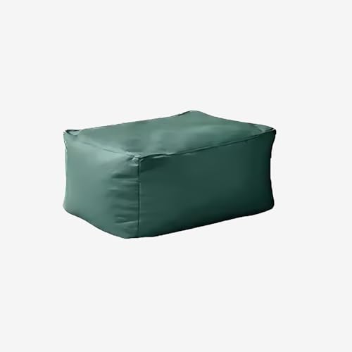 KBZSlyn Nur Sitzsackbezug (ohne Füllung) im Lieferumfang enthalten, weicher, dehnbarer Ersatzbezug aus Stoff for Kinder und Erwachsene, passend for die meisten Sitzsäcke(Dark Green,Party) von KBZSlyn