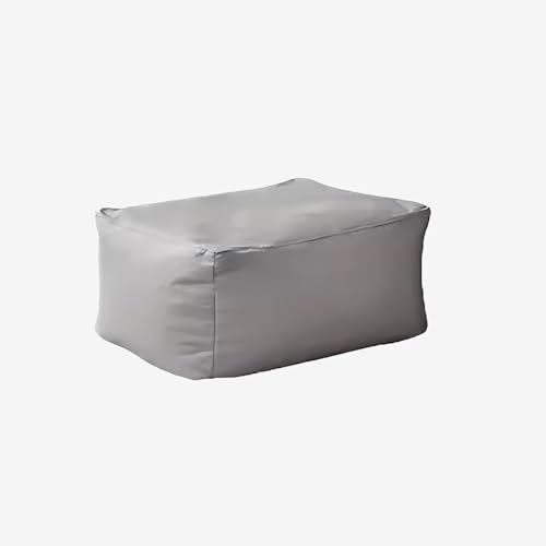 KBZSlyn Nur Sitzsackbezug (ohne Füllung) im Lieferumfang enthalten, weicher, dehnbarer Ersatzbezug aus Stoff for Kinder und Erwachsene, passend for die meisten Sitzsäcke(Light Grey,Party) von KBZSlyn