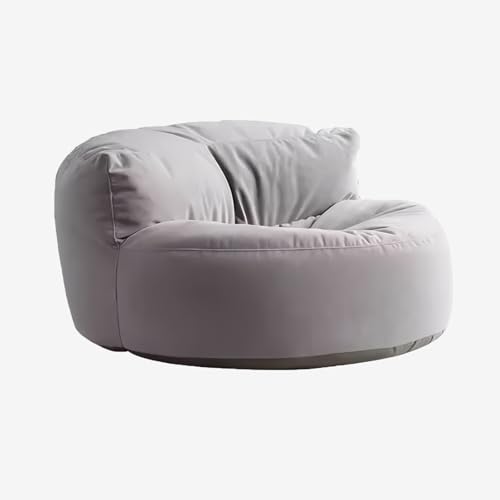 KBZSlyn Nur Sitzsackbezug (ohne Füllung) im Lieferumfang enthalten, weicher, dehnbarer Ersatzbezug aus Stoff for Kinder und Erwachsene, passend for die meisten Sitzsäcke(Light Grey,Sofa) von KBZSlyn