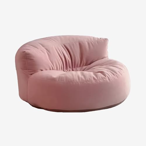 KBZSlyn Nur Sitzsackbezug (ohne Füllung) im Lieferumfang enthalten, weicher, dehnbarer Ersatzbezug aus Stoff for Kinder und Erwachsene, passend for die meisten Sitzsäcke(Pink,Sofa) von KBZSlyn