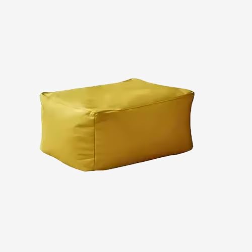 KBZSlyn Nur Sitzsackbezug (ohne Füllung) im Lieferumfang enthalten, weicher, dehnbarer Ersatzbezug aus Stoff for Kinder und Erwachsene, passend for die meisten Sitzsäcke(Yellow,Party) von KBZSlyn