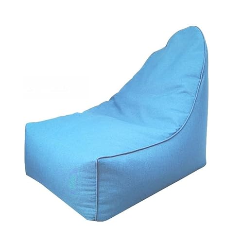 KBZSlyn Sitzsackbezug (ohne Füllmaterial) Waschbarer Sitzsackbezug Loungesessel Pouf Lazy Sofa Sitzsackcouch for Erwachsene, Wohnzimmer, Schlafzimmer(Sky Blue) von KBZSlyn