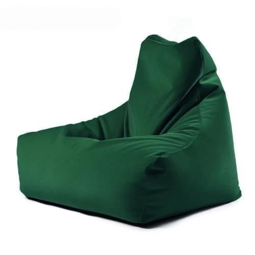 KBZSlyn Sitzsackbezug (ohne Füllung), weicher Samtstoff-Schonbezug for den Innen- und Außenbereich, passend for die meisten Sitzsäcke, for Wohnzimmer, Schlafzimmer, Büro, Wohnheim(Dark Green) von KBZSlyn