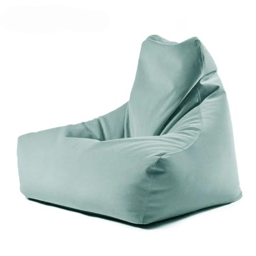 KBZSlyn Sitzsackbezug (ohne Füllung), weicher Samtstoff-Schonbezug for den Innen- und Außenbereich, passend for die meisten Sitzsäcke, for Wohnzimmer, Schlafzimmer, Büro, Wohnheim(Light Green) von KBZSlyn