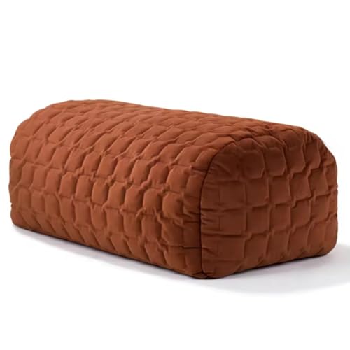 KBZSlyn Sitzsackbezug aus Samt mit Waffelmuster (ohne Füllmaterial), klassischer Sitzsack for Schlafzimmer, Büro, Wohnzimmer, Terrasse, for Kinder, Erwachsene, Haustiere(Footstool) von KBZSlyn